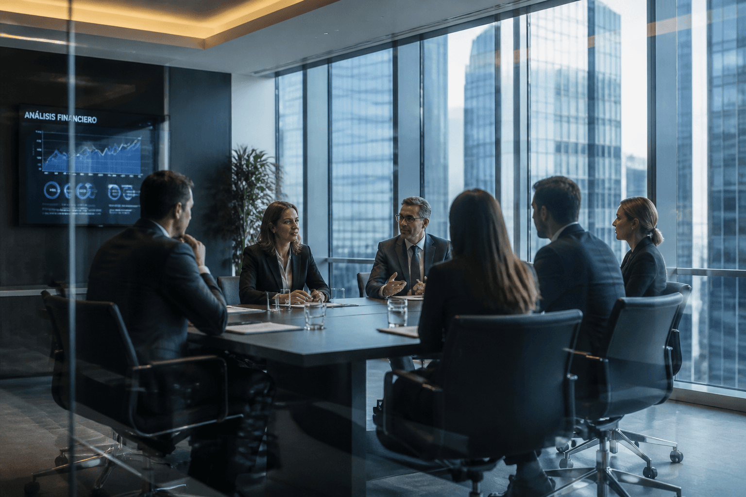Emprendedores trabajando con herramientas digitales y datos